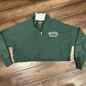 Half zip sweatshirt